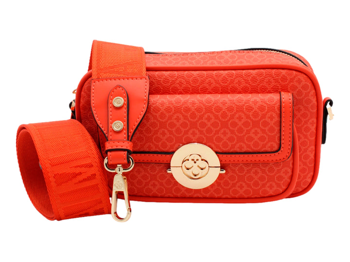 Bolso Cross Body Jaime Ibiza Chocolate Naranja para Mujer