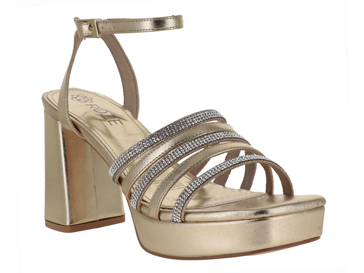 Sandalias ROZE Oro Inglés para Mujer