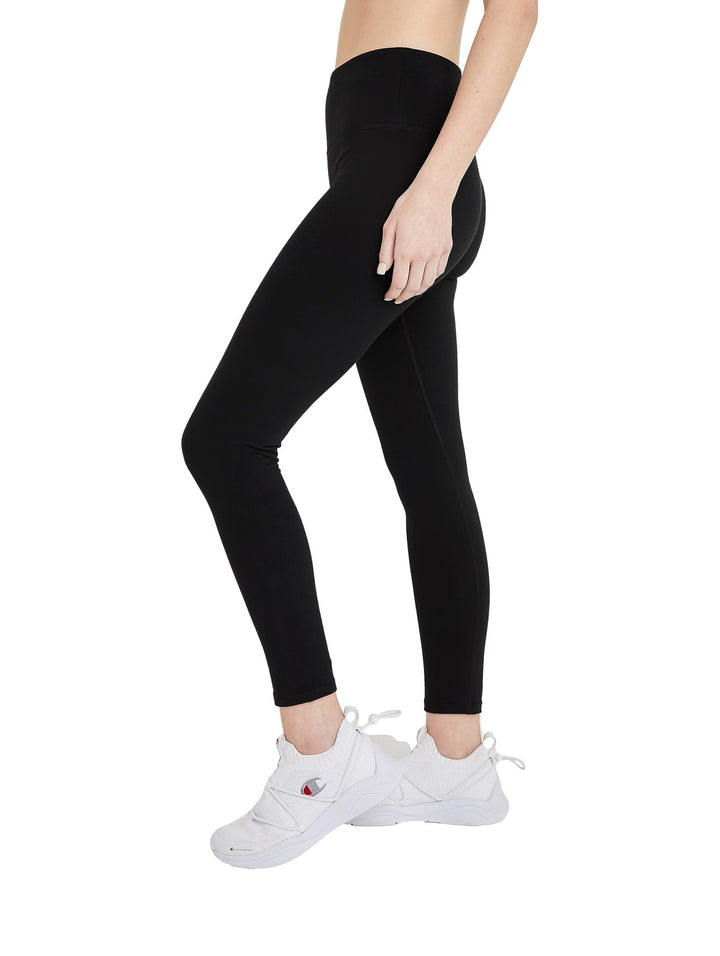 Leggings deportivos Champion en color negro, diseño ajustado y cintura elástica.