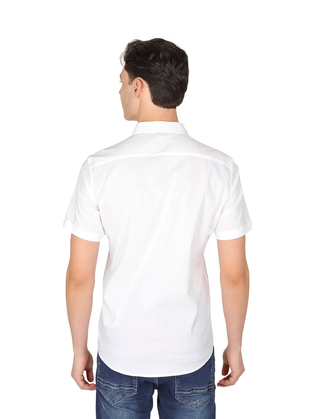 Camisa Sherman Morgan Manga Corta Blanco para Hombre