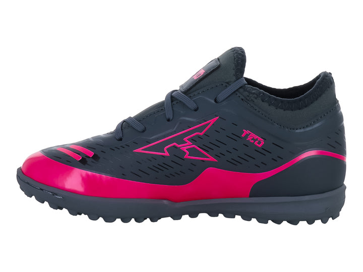 Tenis de Fútbol Leon Trucco Gris y Fucsia para Niño