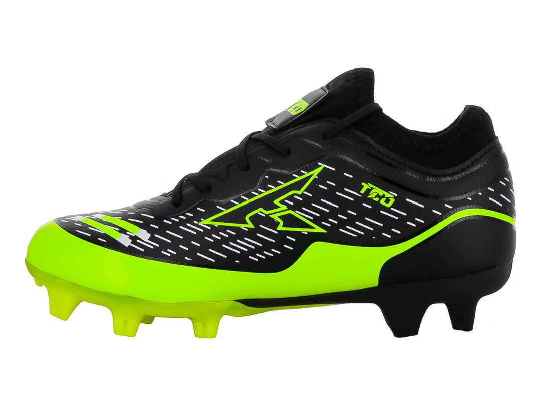 Tenis de Fútbol Leon Trucco Negro y Amarillo Neón para Niño