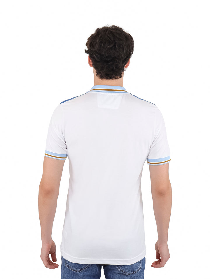 Playera Polo G.American Blanco para Hombre