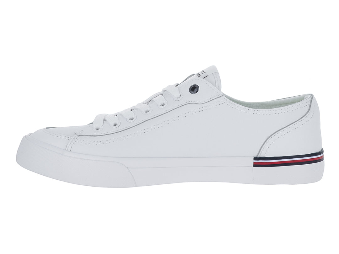 Tenis Tommy Hilfiger Corporate Vulc Leather Blancos para Hombre