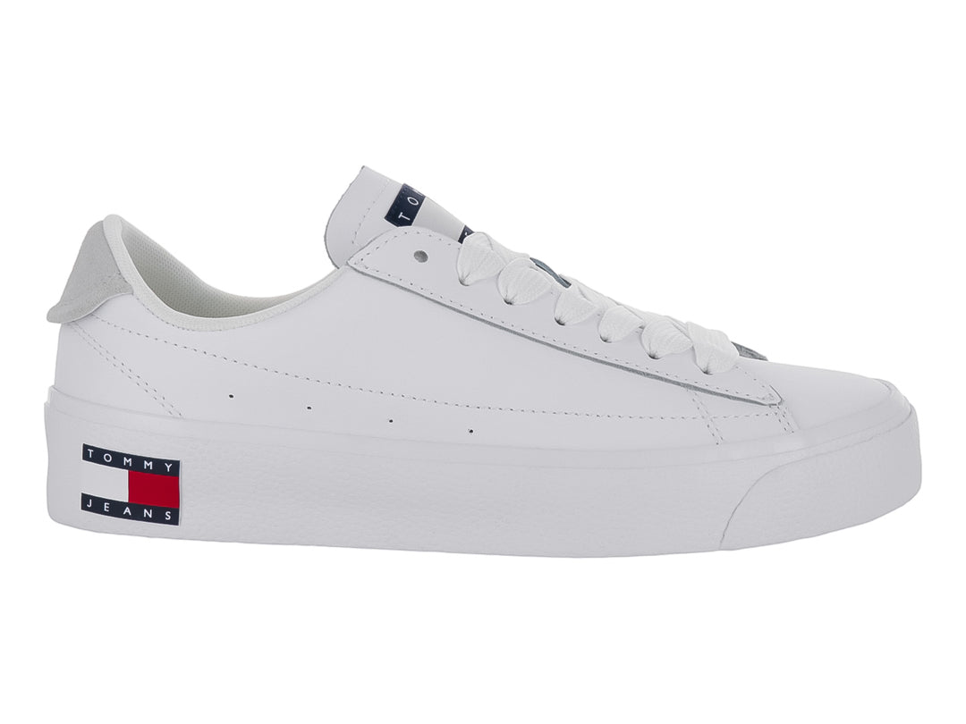 Tenis Tommy Hilfiger Vulc Flatform Blancos para Mujer