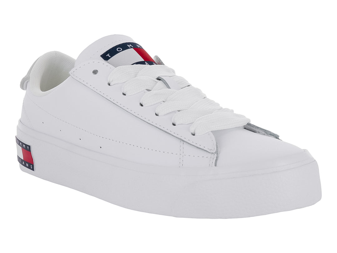 Tenis Tommy Hilfiger Vulc Flatform Blancos para Mujer