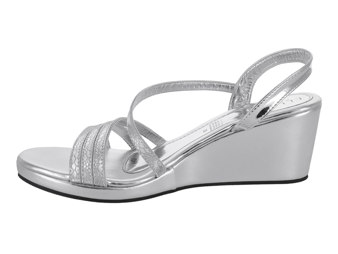 Sandalias Eluviera Plata Metálico para Mujer
