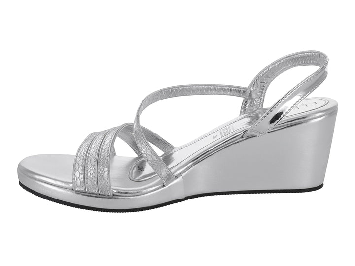 Sandalias Eluviera Plata Metálico para Mujer