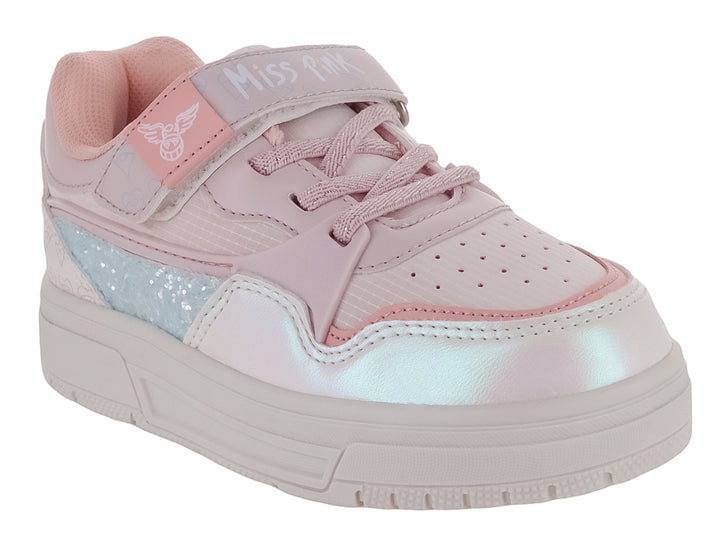 Tenis Clasben Mini Grant Latte Rosa para Niña