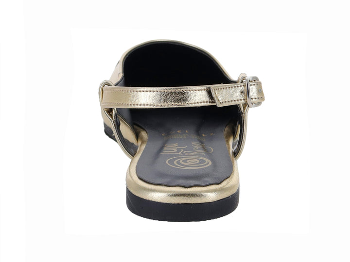 Zapatos Ballerinas Luna Rosa Oro y Negro para Mujer