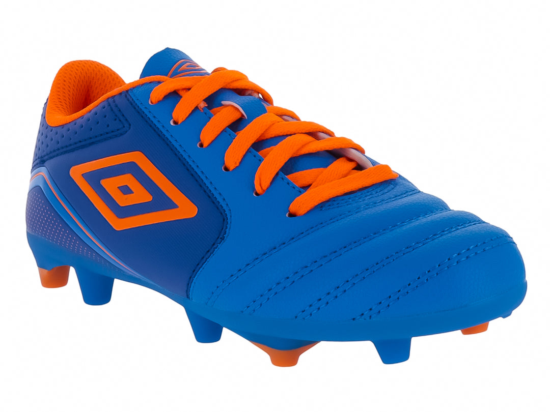 Tenis de Fútbol Umbro Classico XII LT Azul y Naranja para Niño