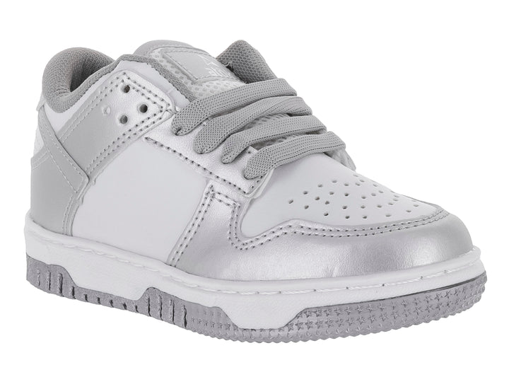 Tenis ATOK Blanco y Plata para Niña