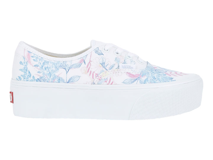 Tenis Vans Authentic Stackform Blanco Floral para Mujer