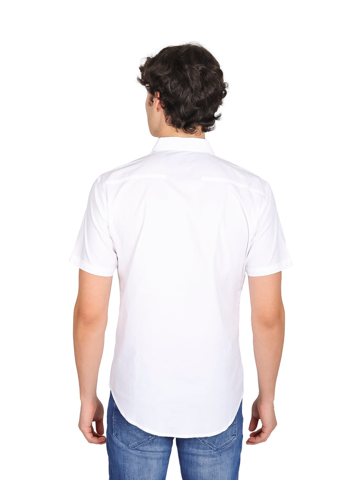 Camisa Vertical Eagle Blanca para Hombre