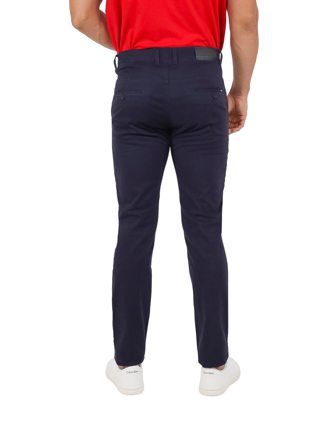 Pantalón de Gabardina Slim Vertical Eagle Azul Marino para Hombre