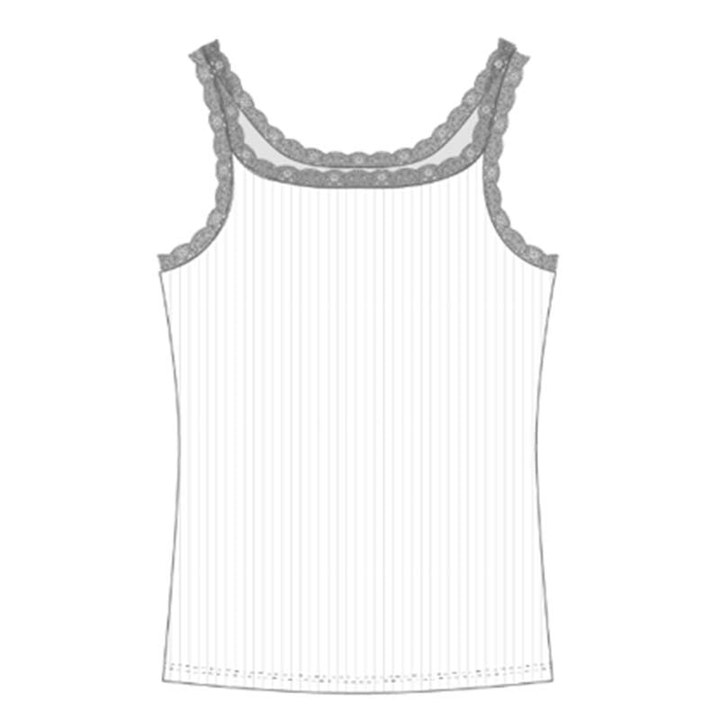 Playera Interior Optima Interior Azul Cielo para Nina