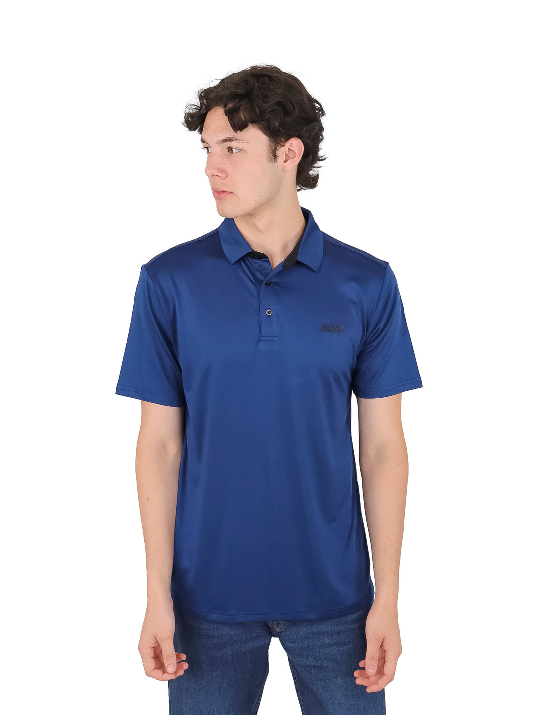 Playera Polo Vertical Eagle Azul Marino para Hombre
