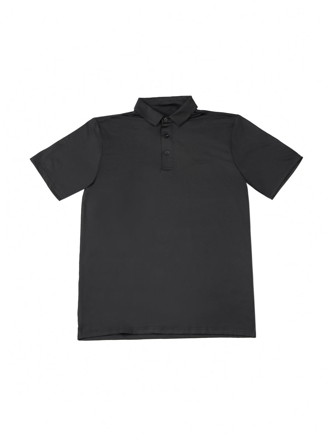 Playera Polo Vertical Eagle Negro para Hombre