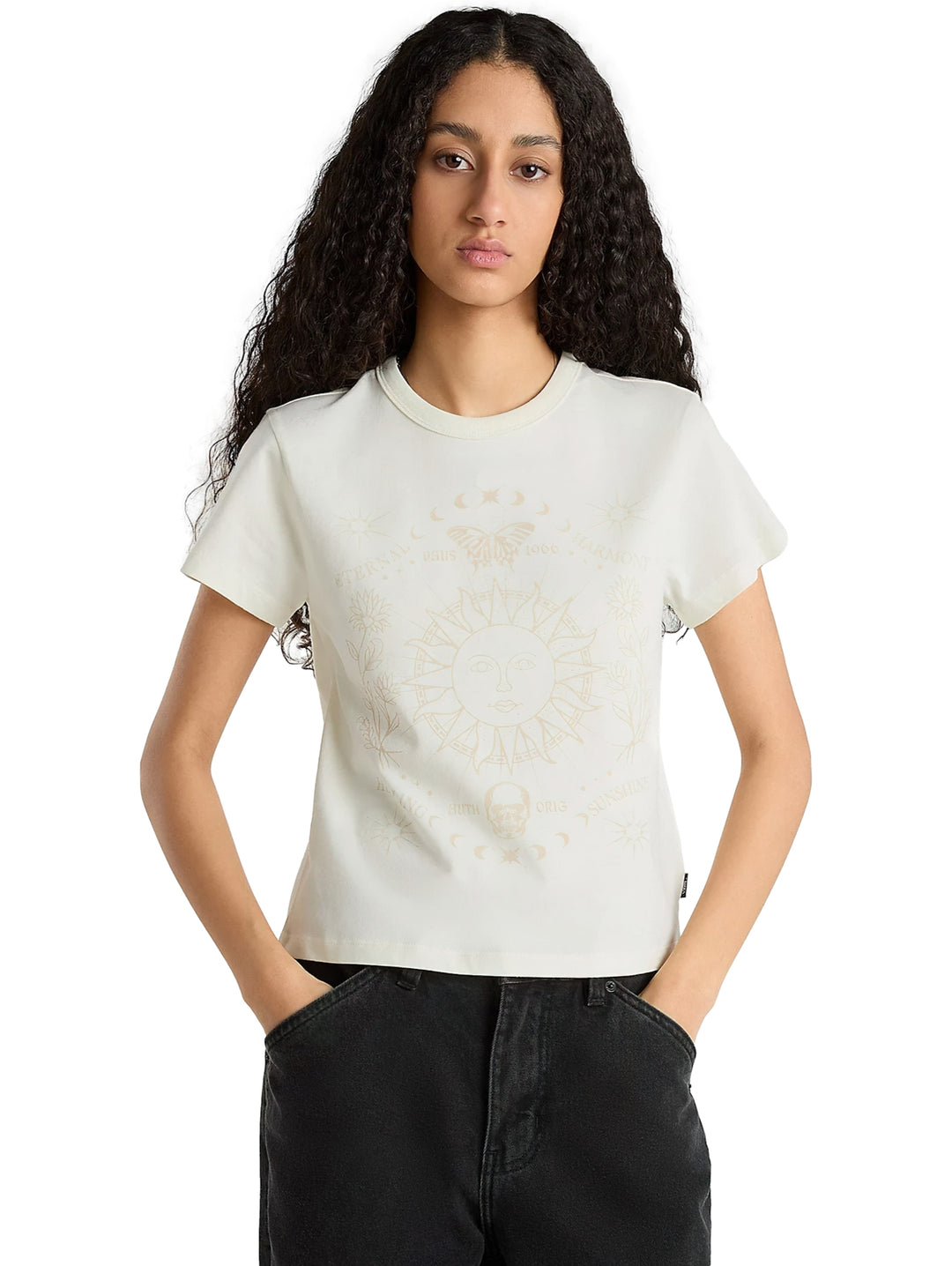 Playera Vans Sol Shine Mini Marshmallow para Mujer