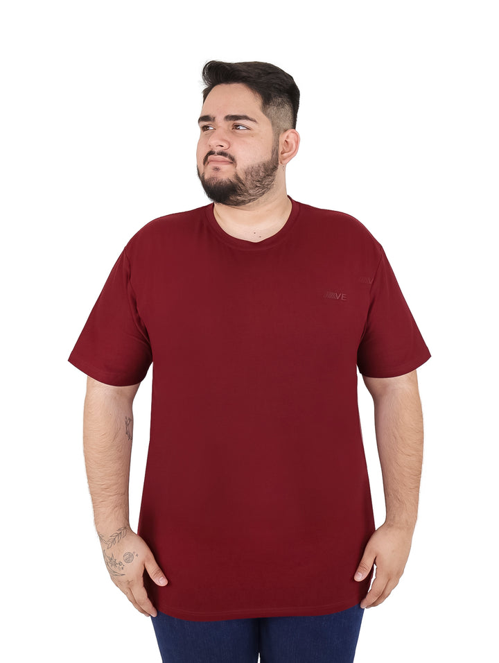 Playera Vertical Eagle Color Vino para Hombre