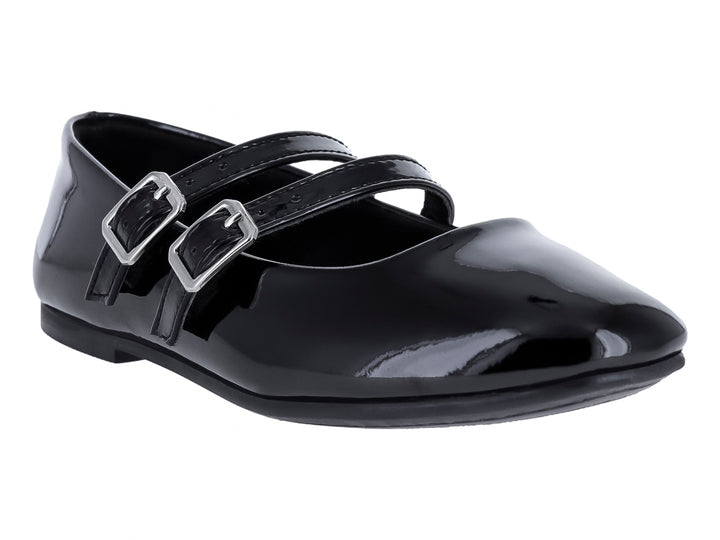Zapatos Planos de Charol Negros Tropicana para Niña