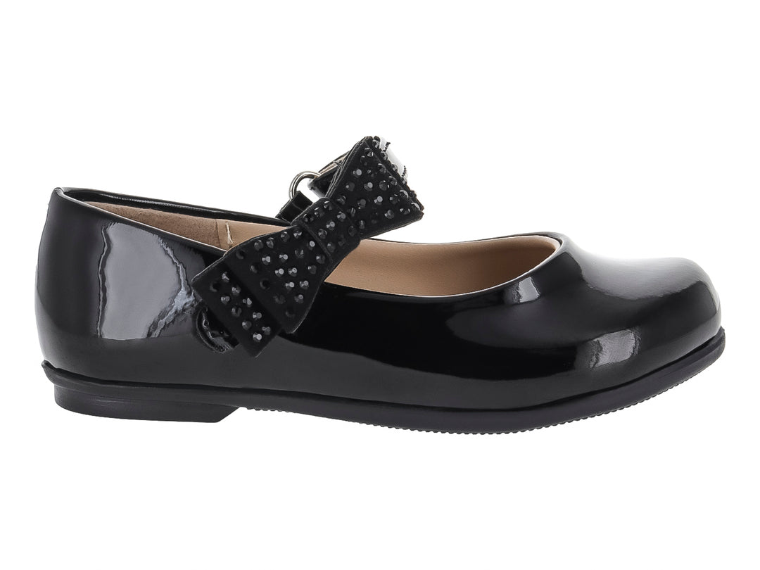 Zapatos Mary Jane Tropicana Charol Negro para Niña