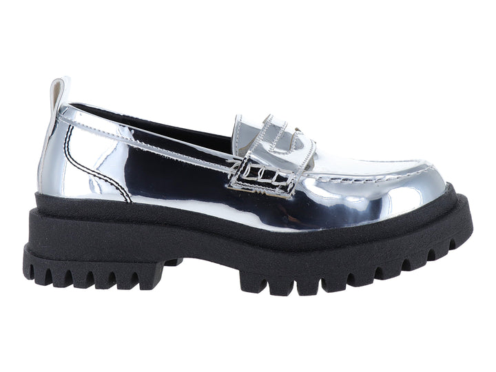 Zapatos Mocasín Tropicana Plata para Niña