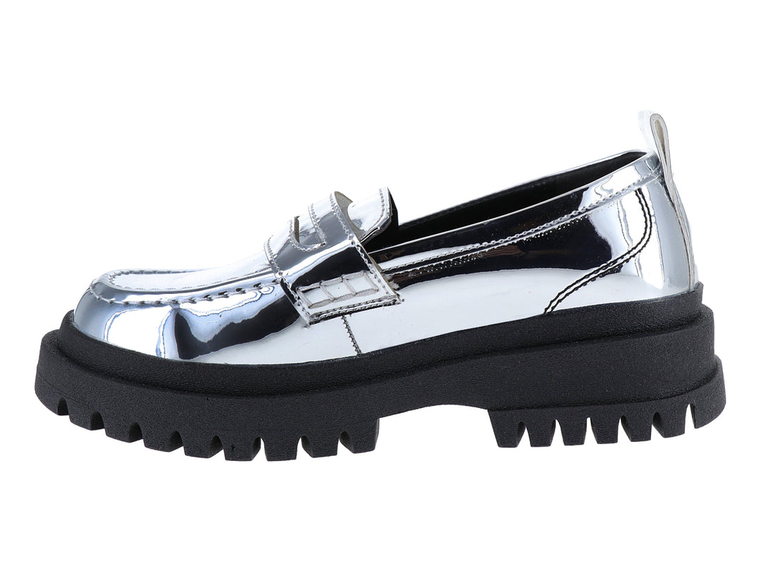 Zapatos Mocasín Tropicana Plata para Niña
