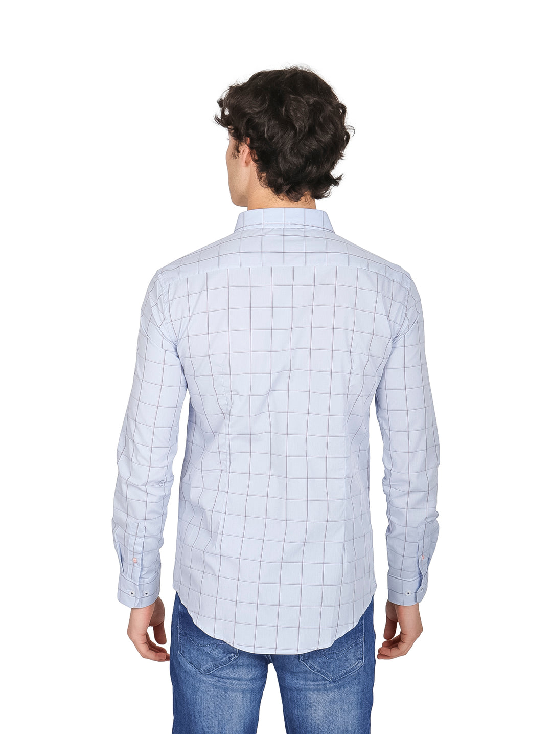 Camisa Rock Jeans Color Cielo para Hombre