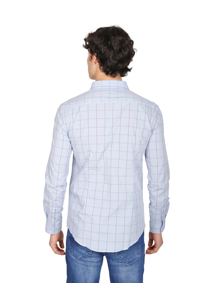 Camisa Rock Jeans Color Cielo para Hombre