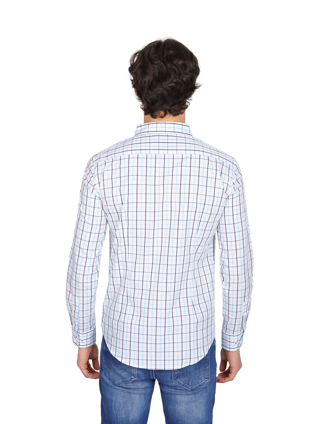 Camisa Rock Jeans Blanca para Hombre