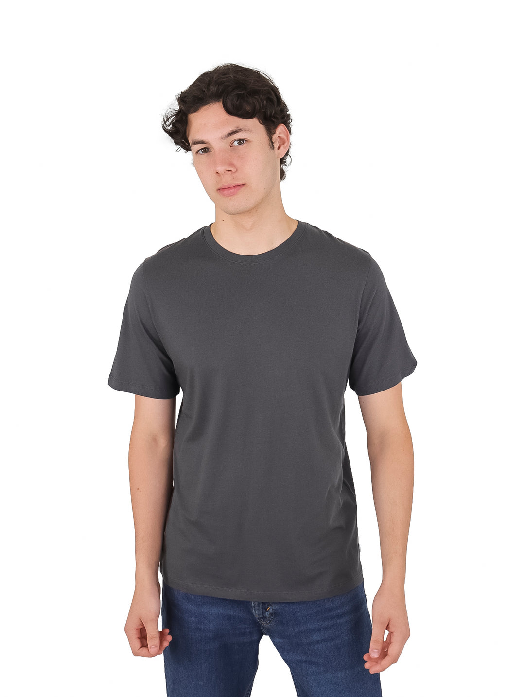 Playera Jack &amp; Jones Gris Oscuro para Hombre