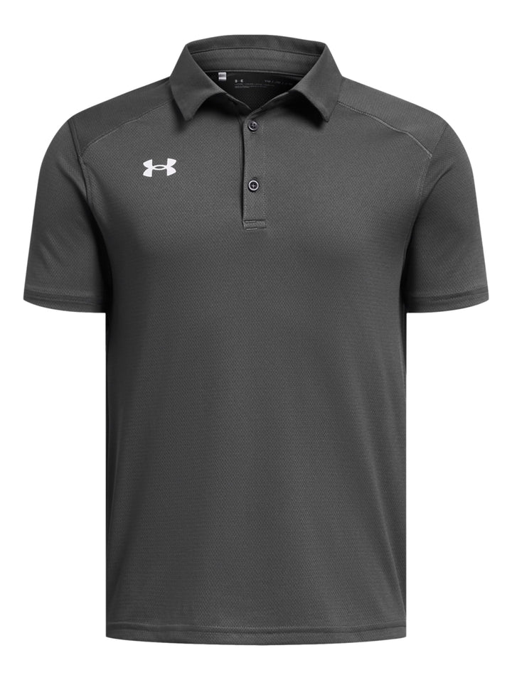 Playera Polo Under Armour Team Tech Gris para Nino