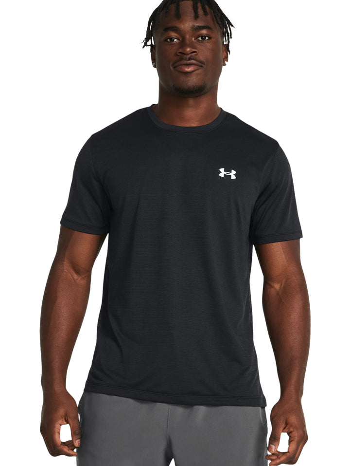 Playera Under Armour Launch Manga Corta Negro para Hombre
