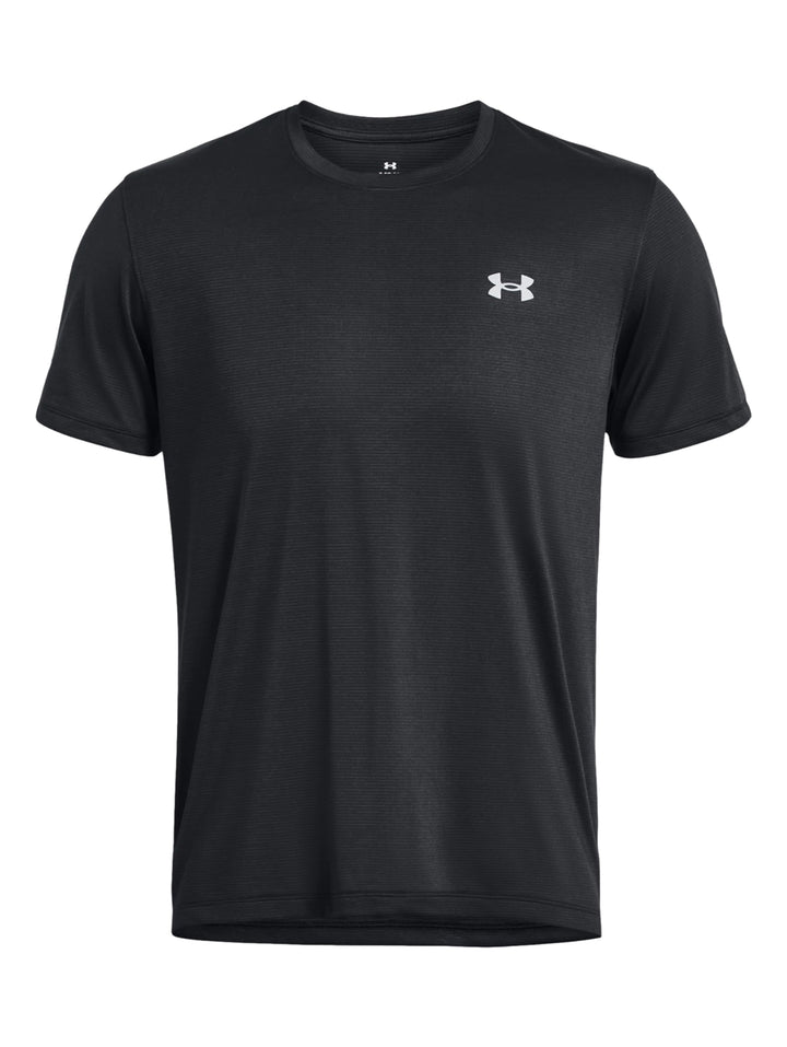 Playera Under Armour Launch Manga Corta Negro para Hombre