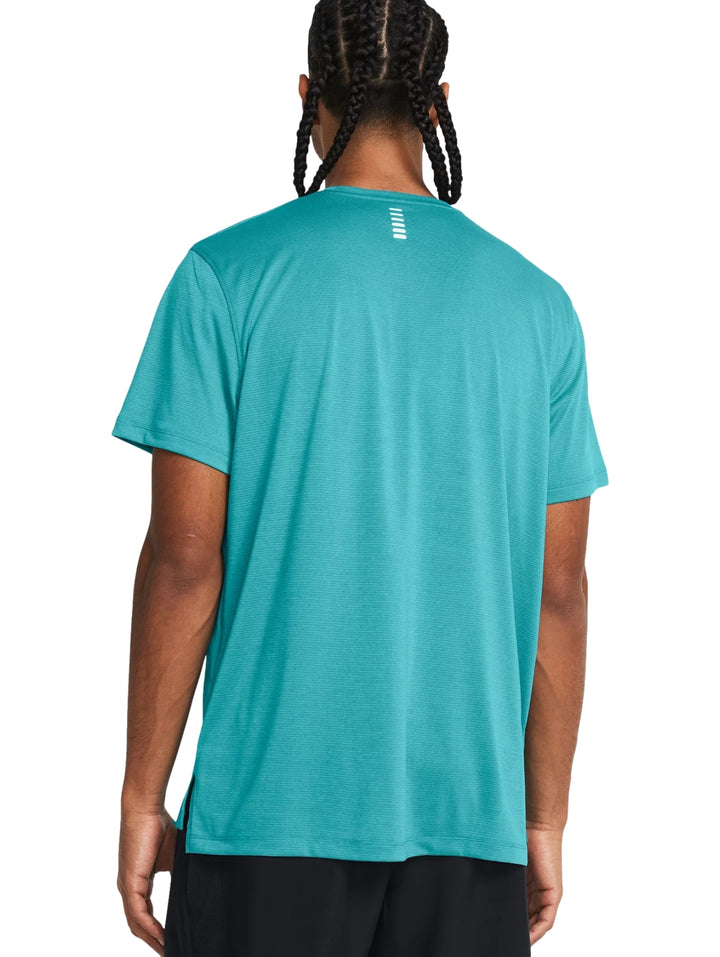 Playera Under Armour Launch Manga Corta Azul para Hombre