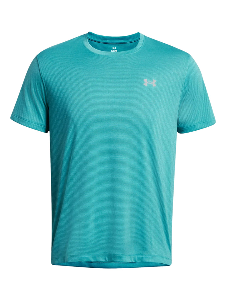 Playera Under Armour Launch Manga Corta Azul para Hombre