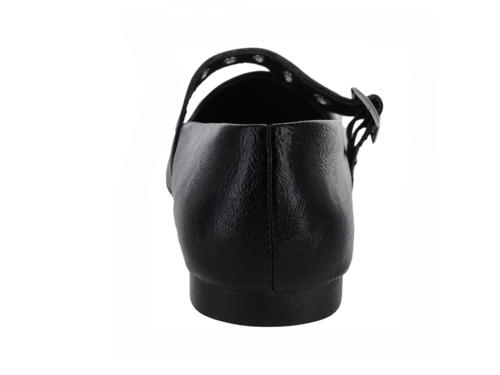 Zapatos Planos Luna Rosa Negro para Mujer