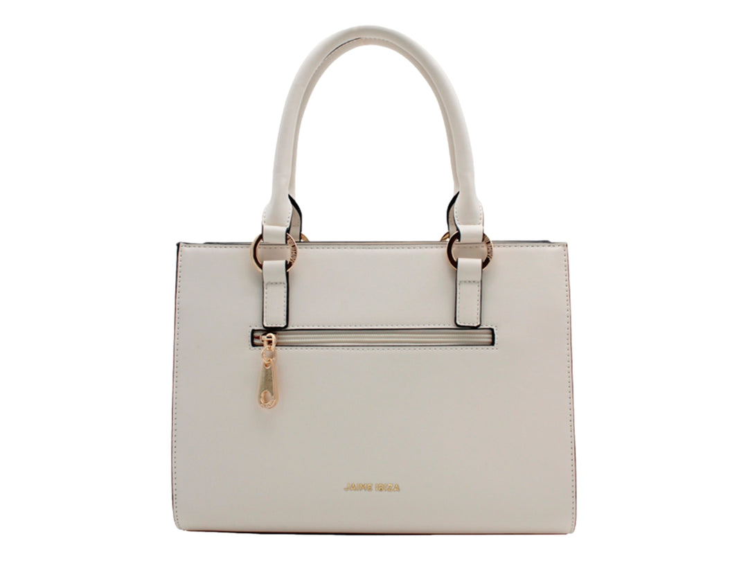 Bolso Satchel Jaime Ibiza Beige para Mujer