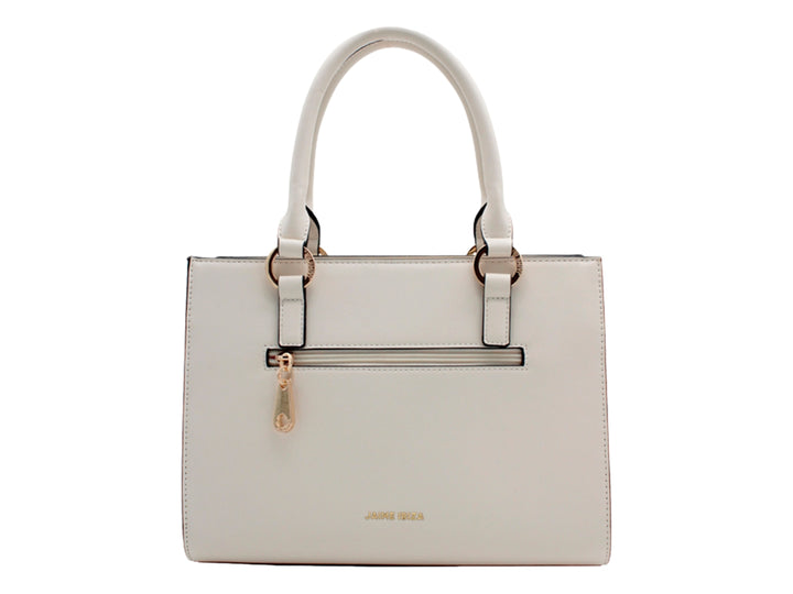 Bolso Satchel Jaime Ibiza Beige para Mujer