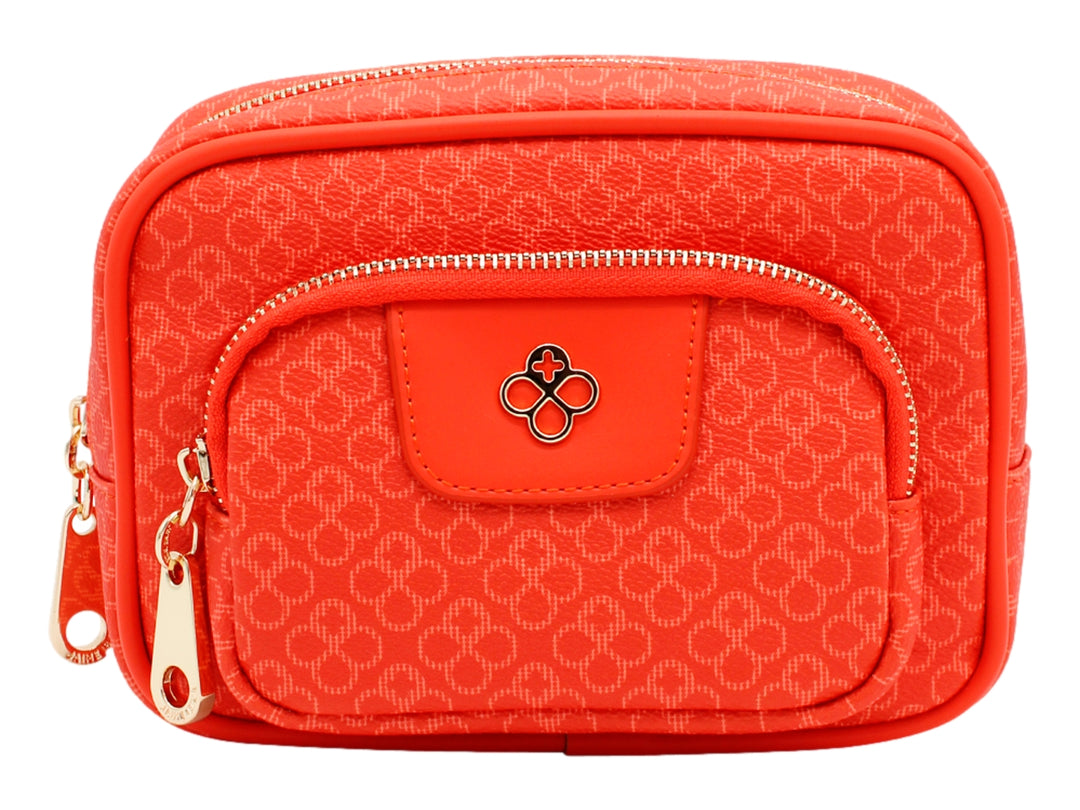 Bolsa Convertible Jaime Ibiza Chocolate Mini Naranja para Mujer