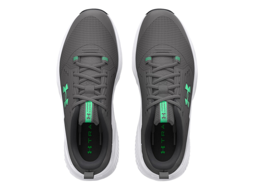 Tenis Under Armour Charged Commit TR 4 Gris para Hombre