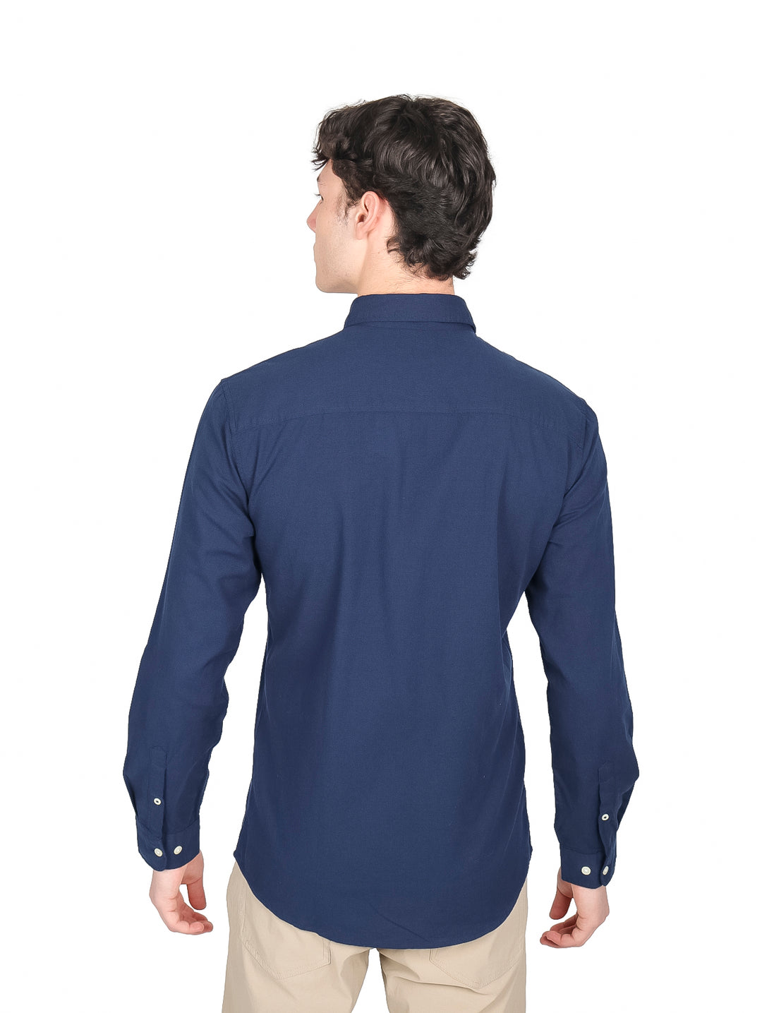 Camisa Jack &amp; Jones Oxford Azul Marino para Hombre
