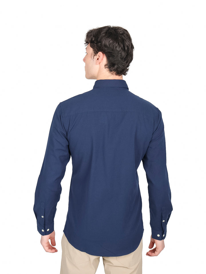 Camisa Jack &amp; Jones Oxford Azul Marino para Hombre