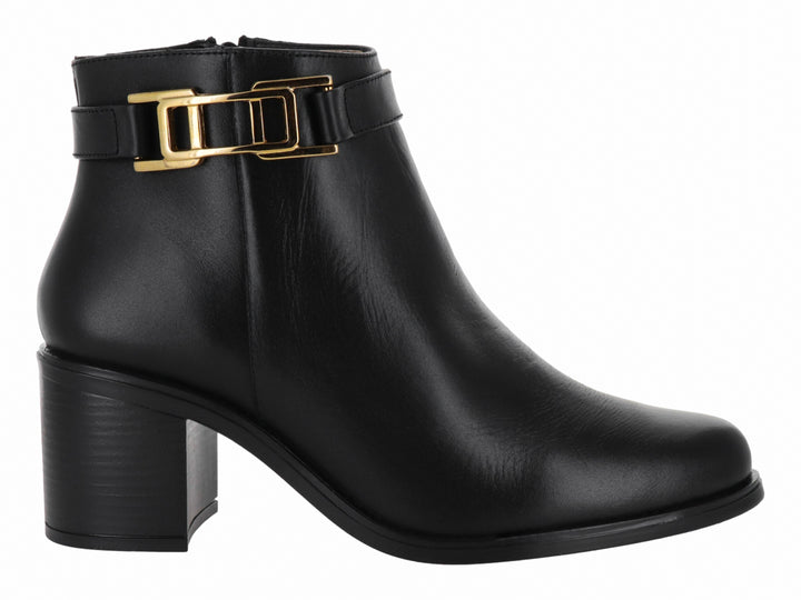 Botines Vicenza de Ternera Negro para Mujer