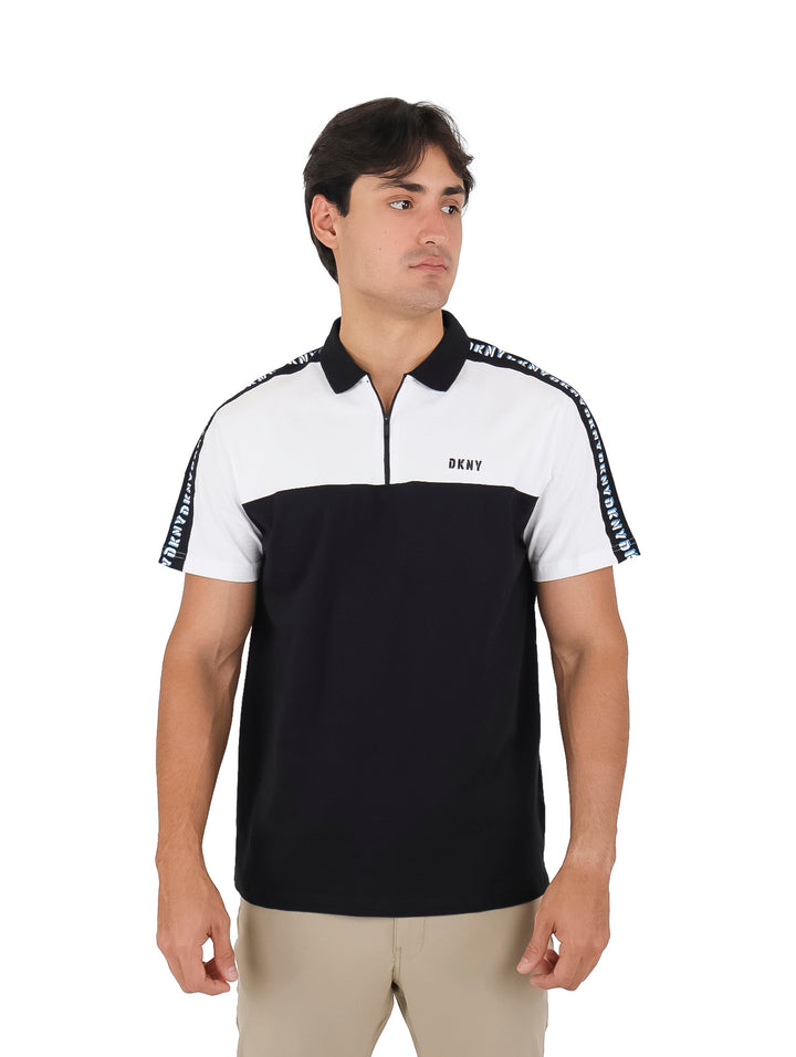 Playera Polo DKNY Negro para Hombre