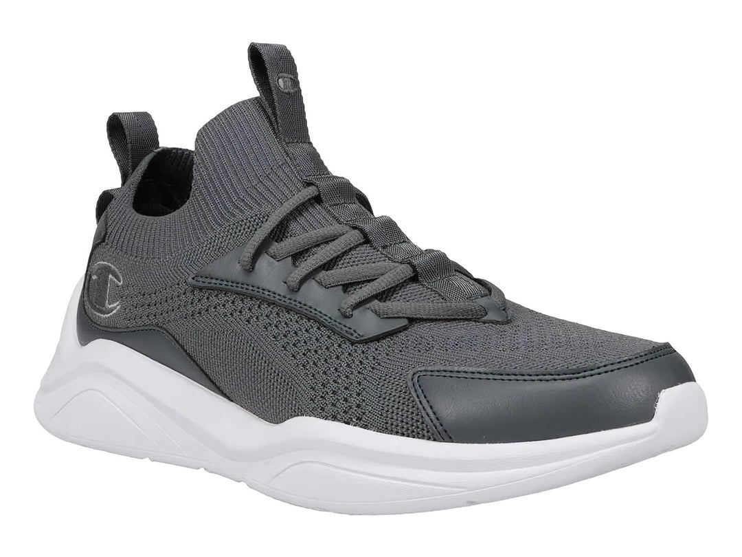 Tenis Champion Legend Lo Lace Gris y Blanco para Hombre