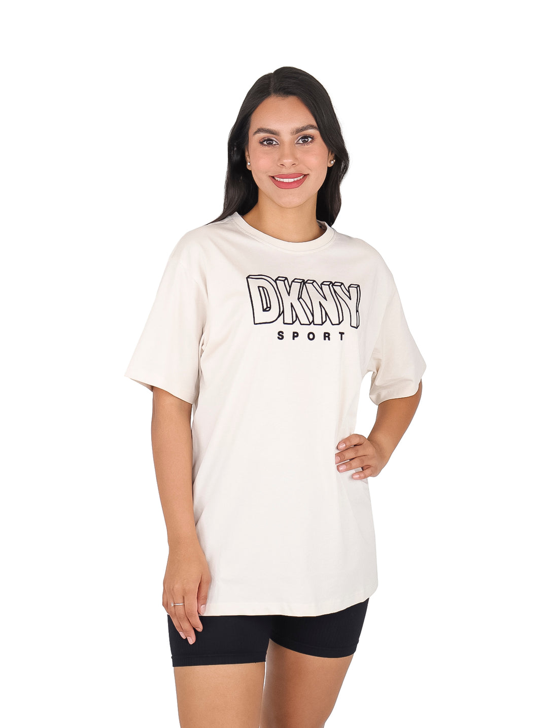 Playera DKNY Color Arena Oversize para Mujer