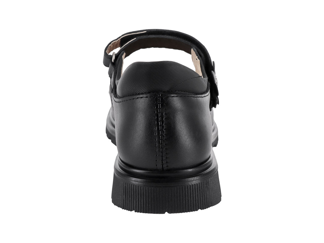 Zapatos YUYIN Negros con Flor para Niña