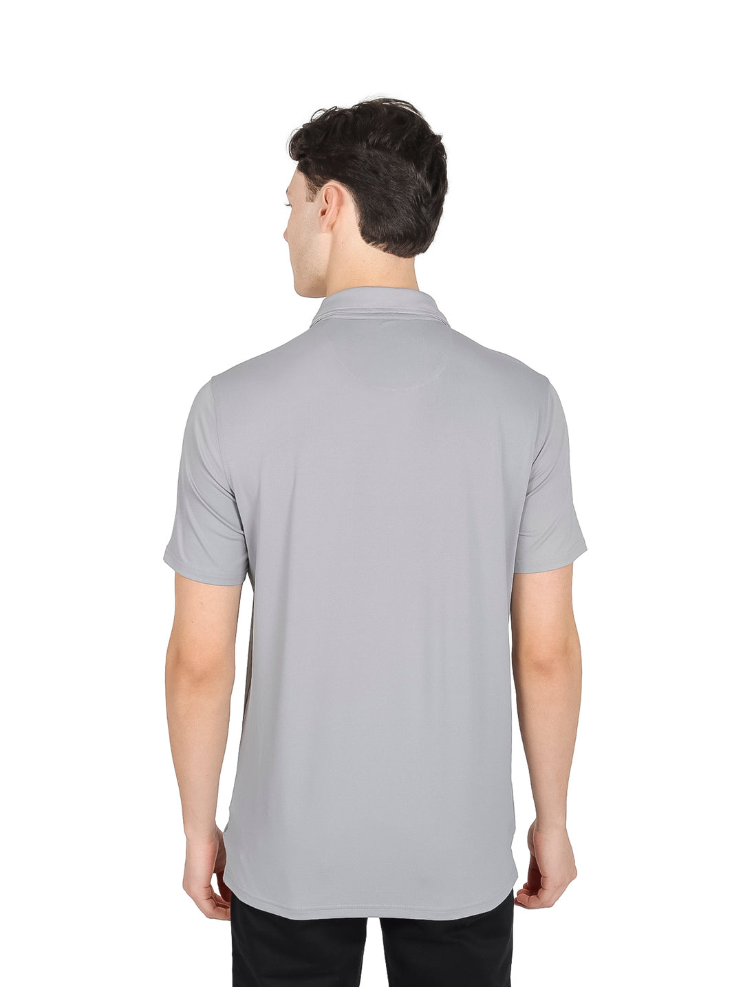 Playera Polo DKNY Color Gris Piedra
